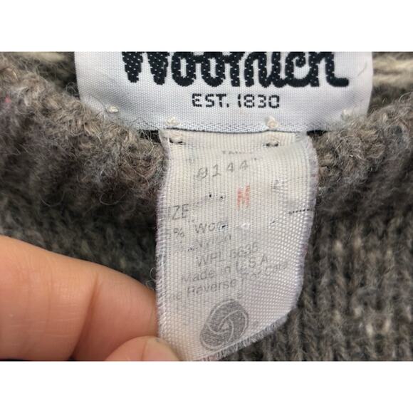 Woolrich Vintage Wool Crewneck Sweater – Men’s Large, Light Brown - Picture 5 of 10